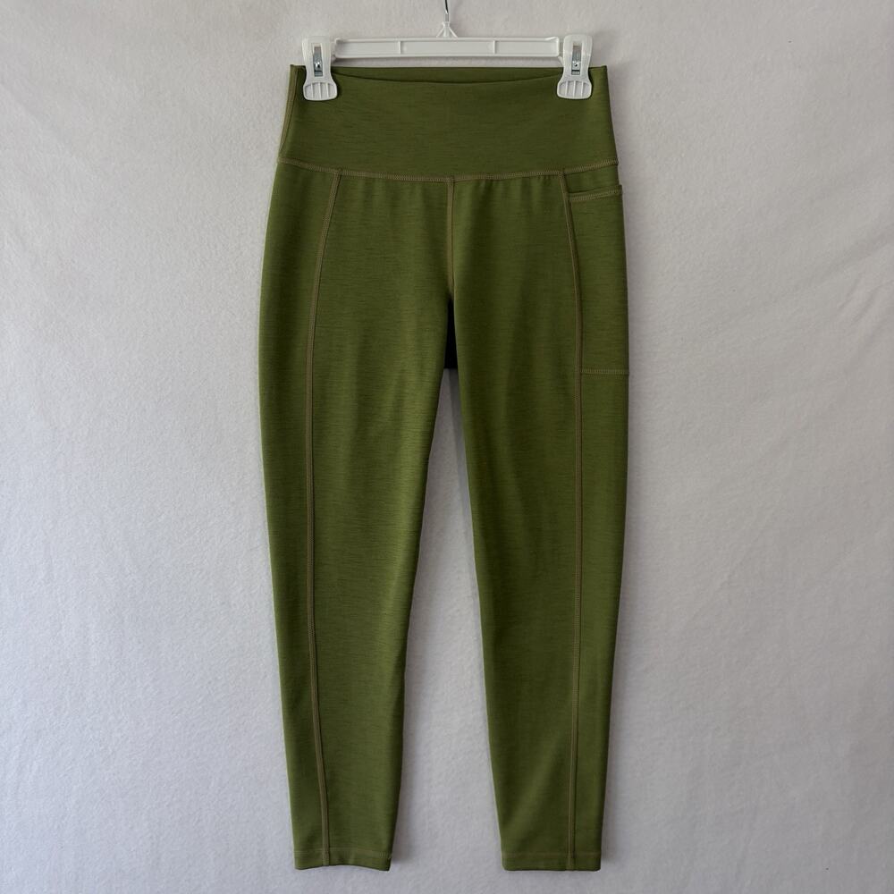 Sweaty Betty Leggings Women's Medium Green 7/8 Length Activewear Pants